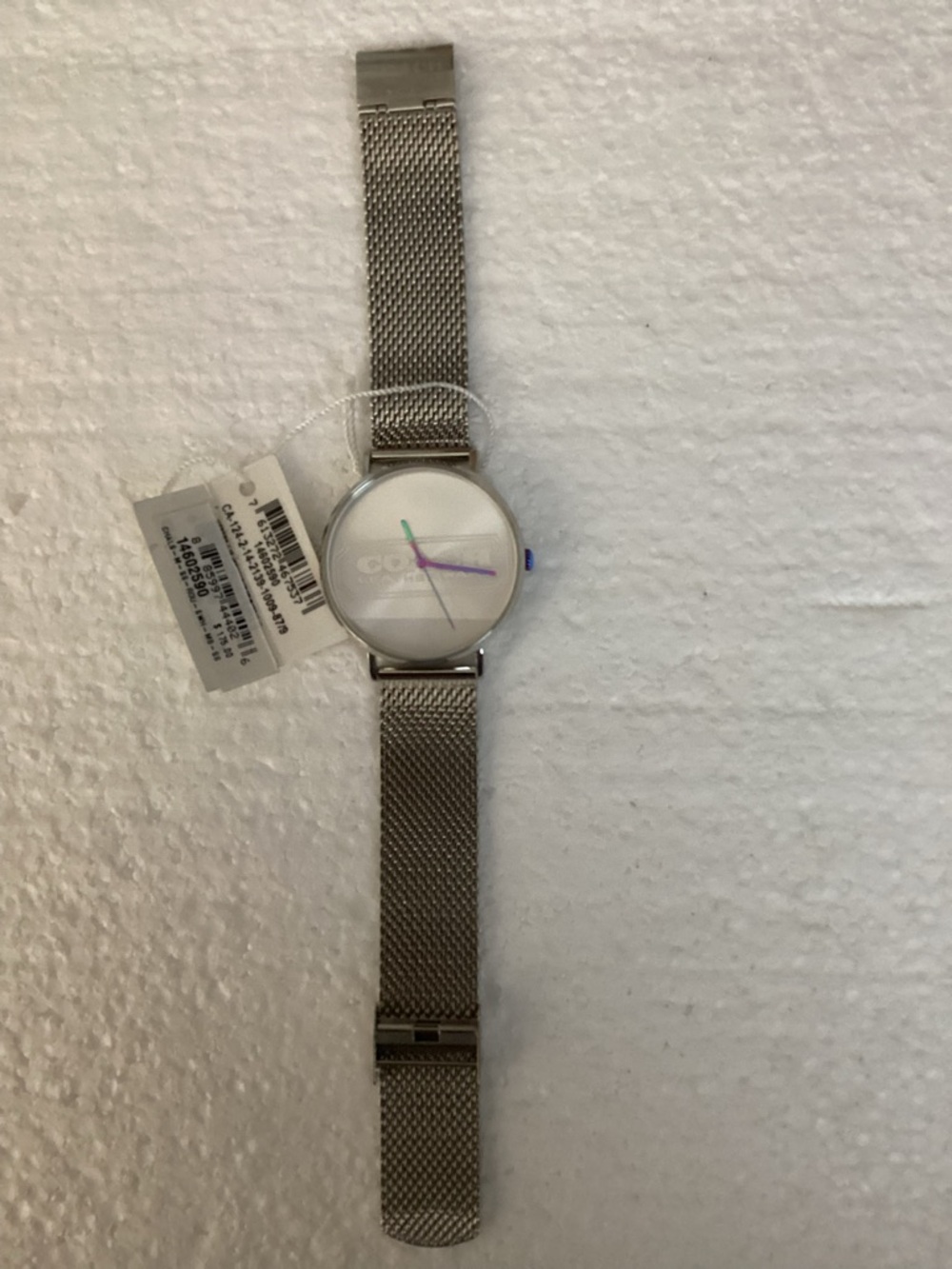 Men's Charles Stainless Steel Mesh Bracelet Watch 41mm 14602590 - Picture 5 of 13